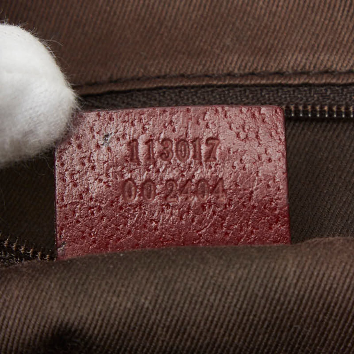 Gucci Beige Red Color Canvas Leather Handbag Tote Bag ( )