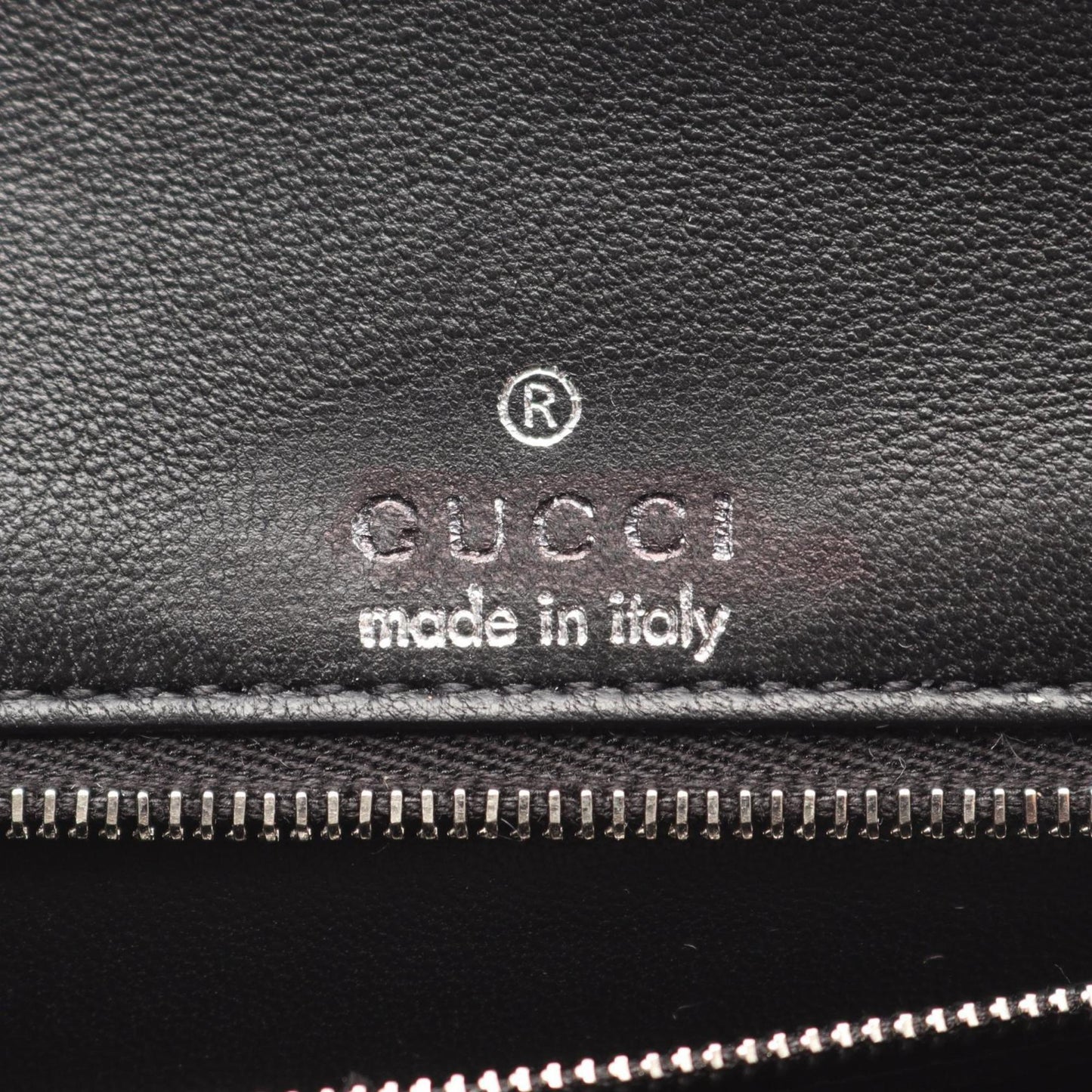 Gucci Black Multi-Color White Canvas Leather Handbag ( )