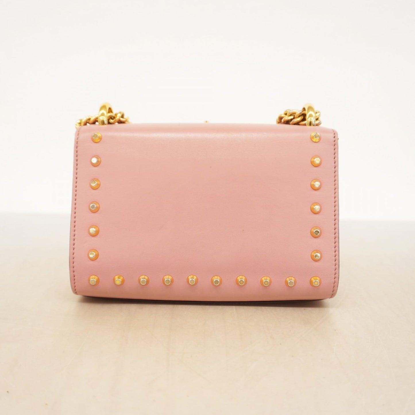 Gucci Pink Leather Shoulder Bag ( )