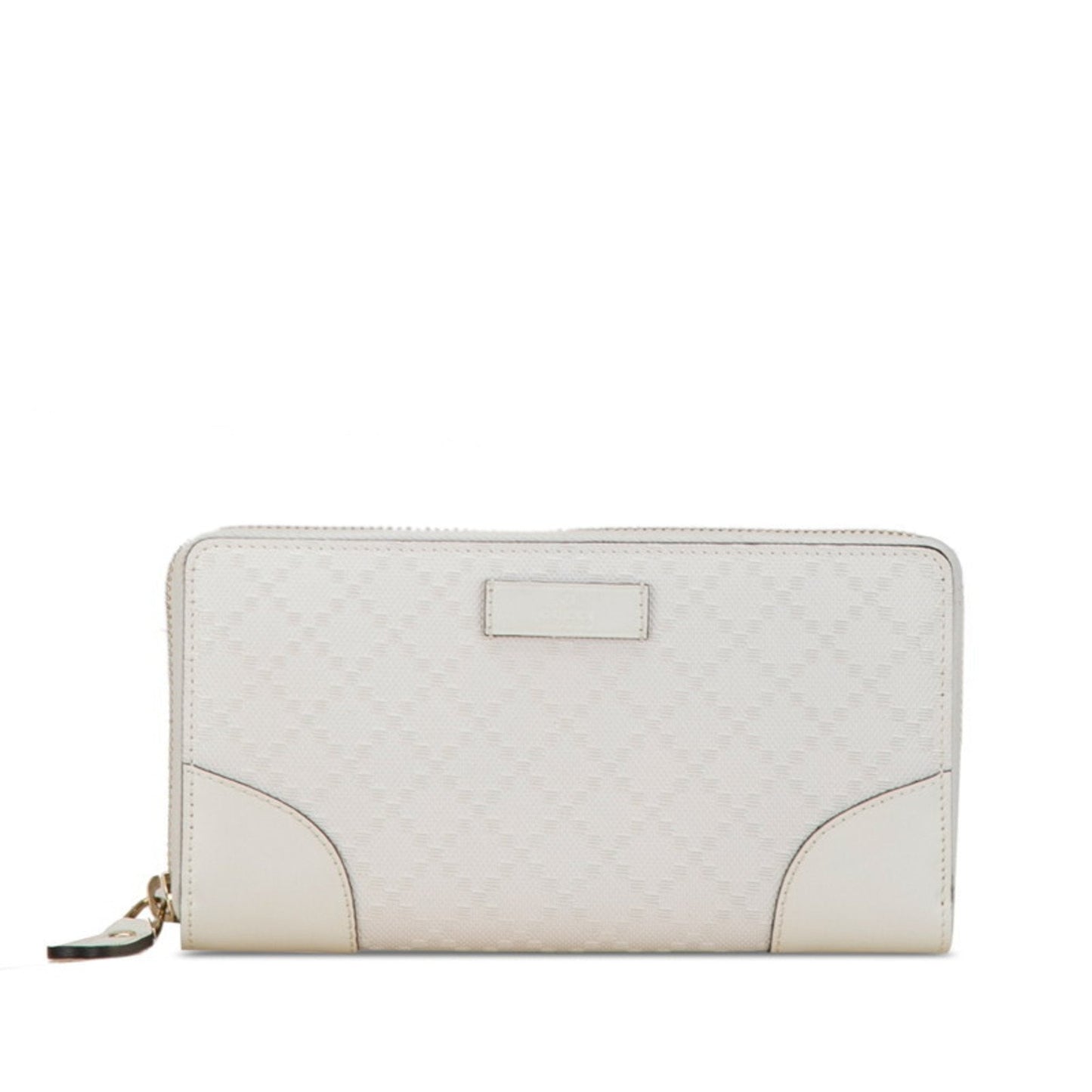 Gucci White Pvc Leather Long Wallet (Bi-Fold) ( )