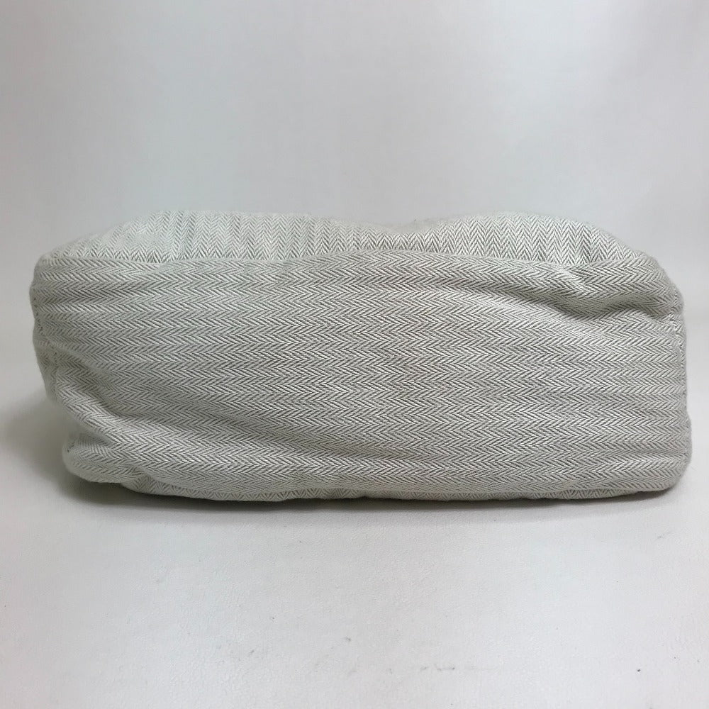 HERMES Pouch Towal chevron Beige type Foolby 25 Women