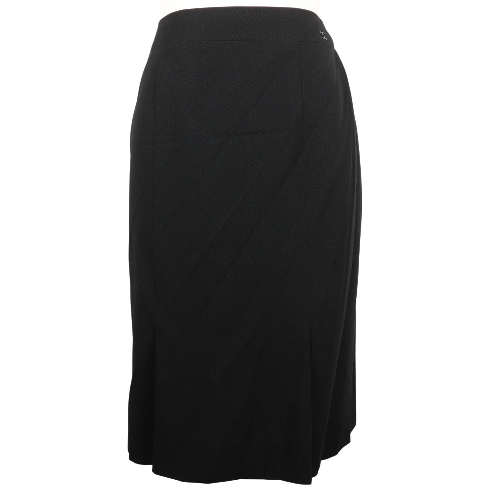 Chanel Wool Skirt Black P24940V08903 Classic Flap Tote