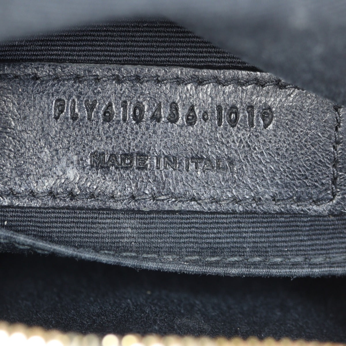Saint Laurent Vinyle Round Camera Bag