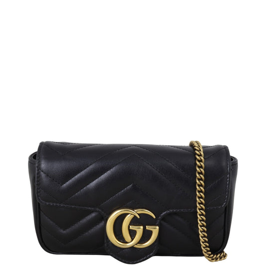Gucci GG Marmont Matelasse Super Mini Shoulder Bag
