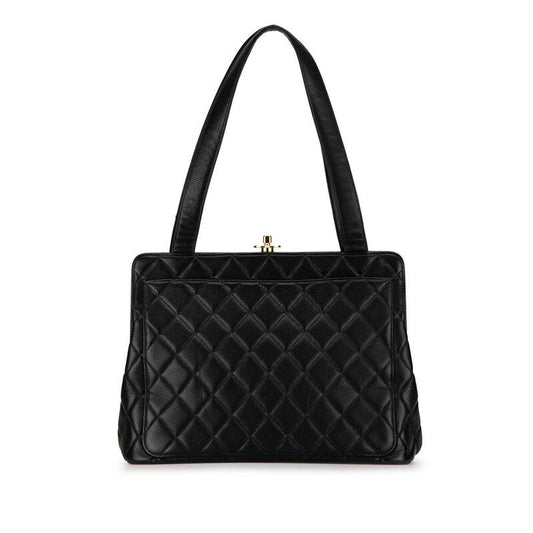 Chanel Coco Matelasse Caviar Skin Tote Bag