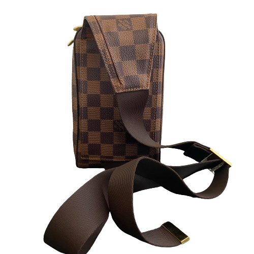 Louis Vuitton Brown Leather Geronimos clutch bag