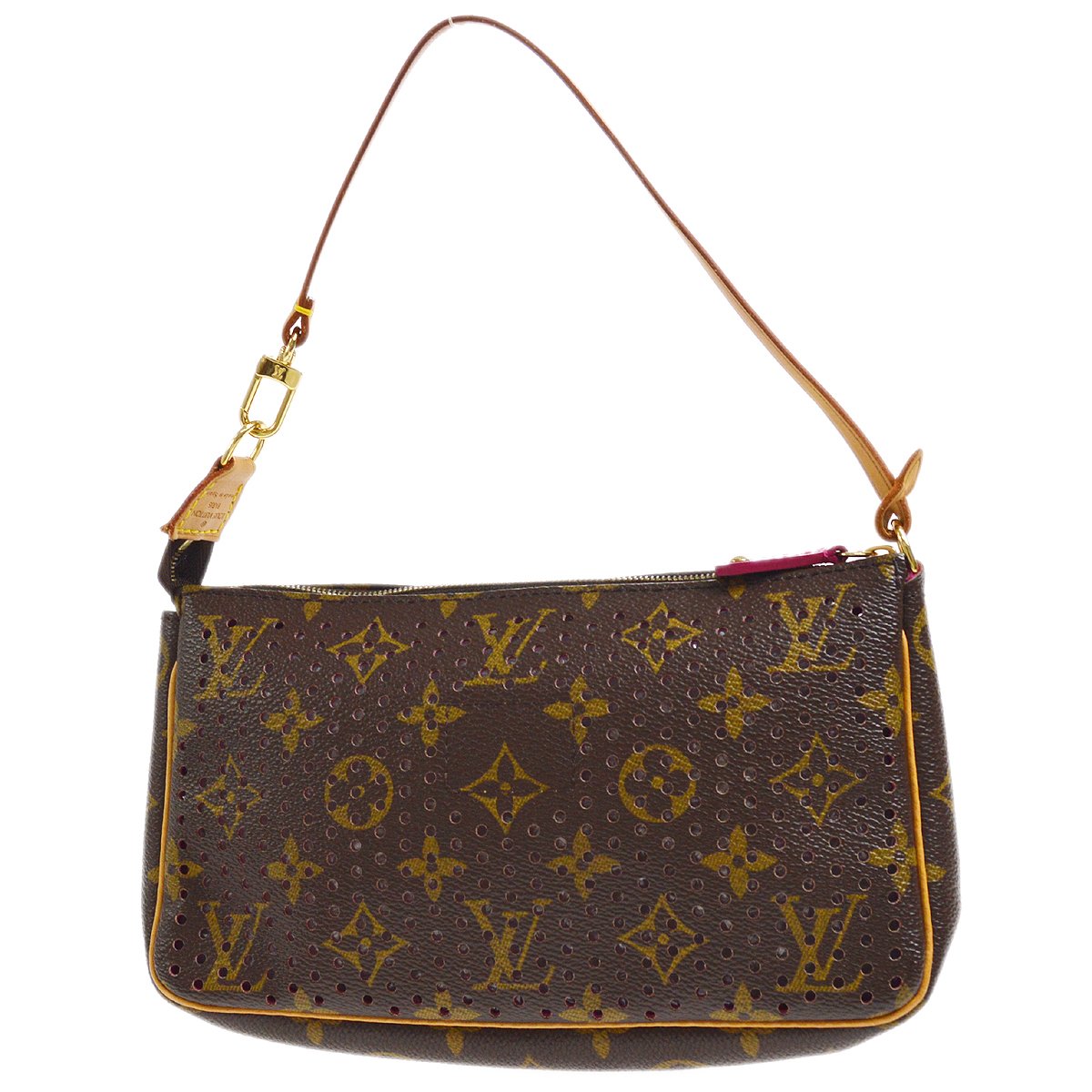 LOUIS VUITTON? 2006 POCHETTE ACCESSOIRES HAND BAG MONOGRAM PERFO