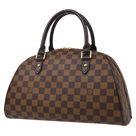 LOUIS VUITTON? RIVERA MM HAND BAG DAMIER EBENE