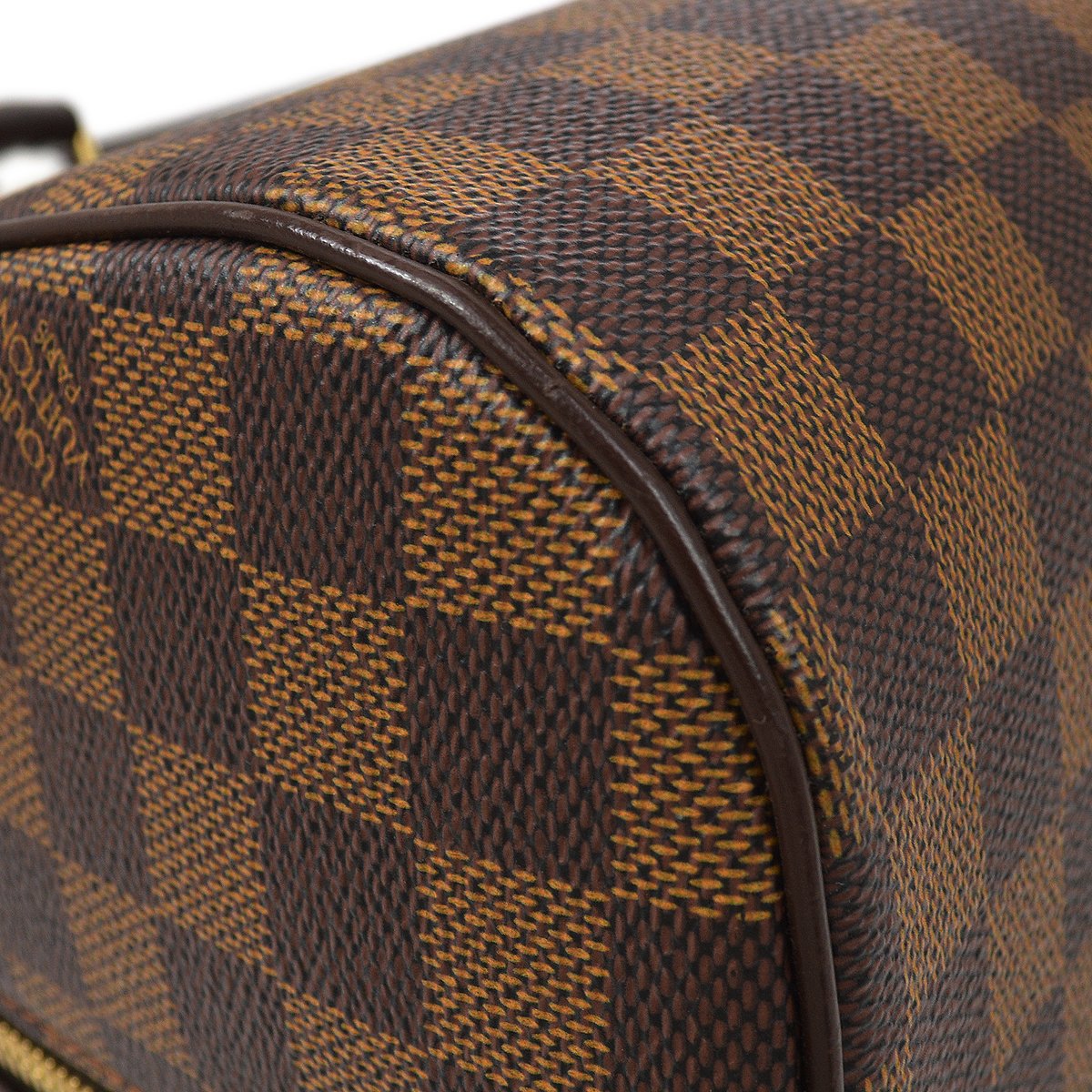 LOUIS VUITTON? RIVERA MM HAND BAG DAMIER EBENE