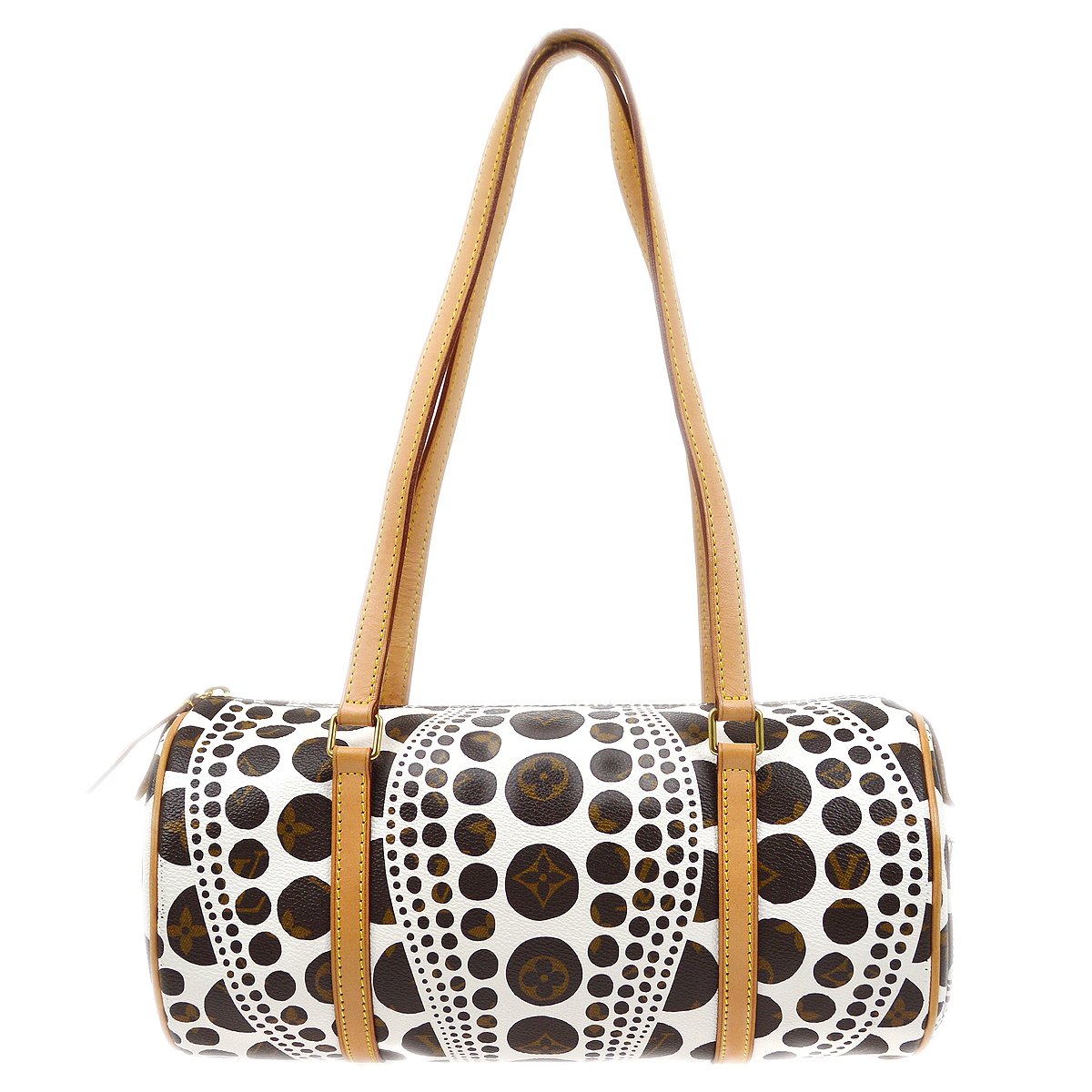 LOUIS VUITTON? x Kma 2012 PAPILLON 30 PUMPKIN DOT Handbag