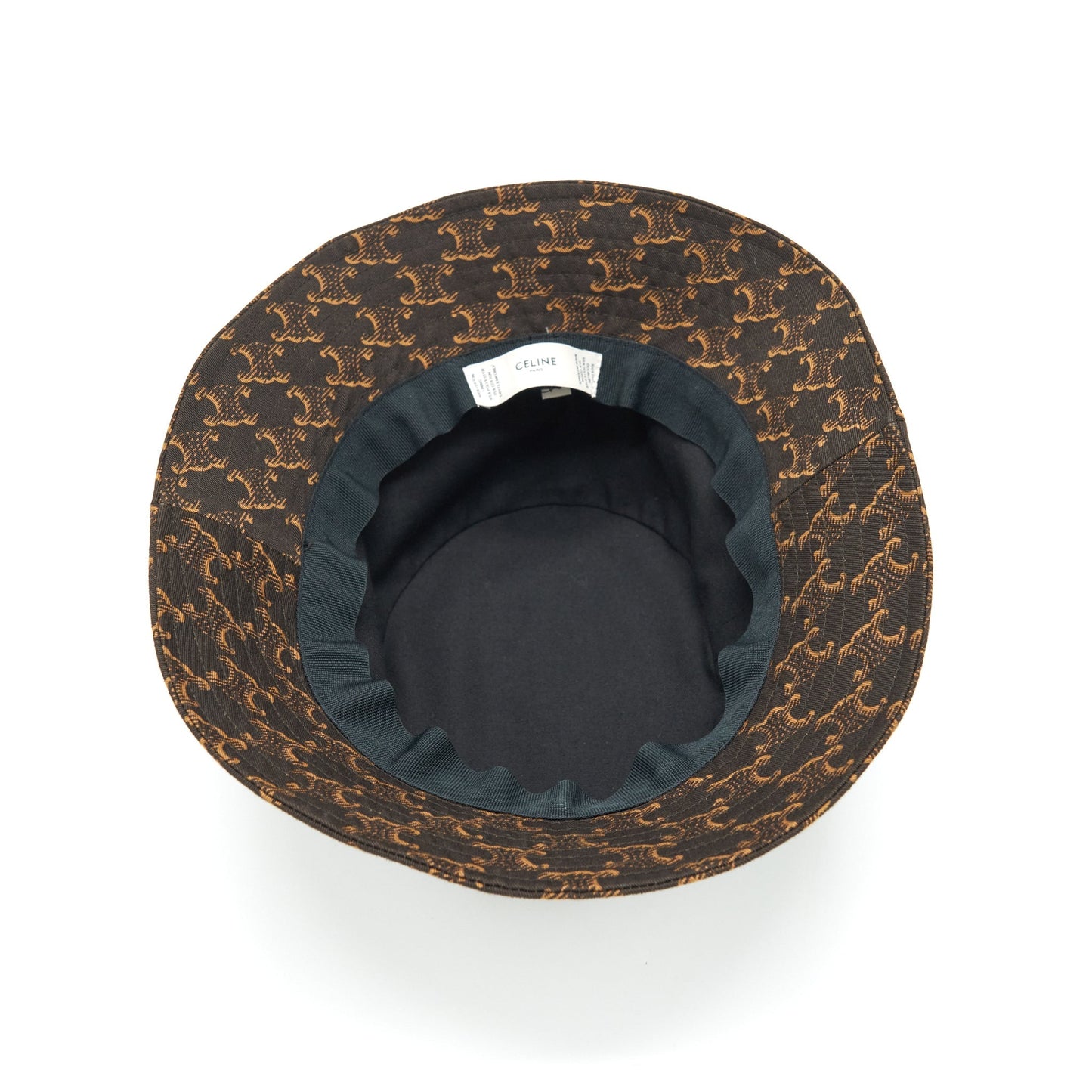 Celine Size 57 BucketHat Brown/Multicolour
