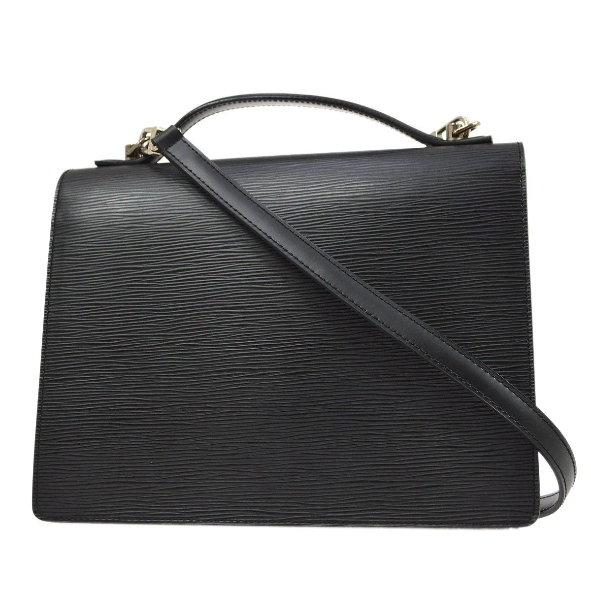 Louis Vuitton 2006 Black Epi Monceau 28 M52792