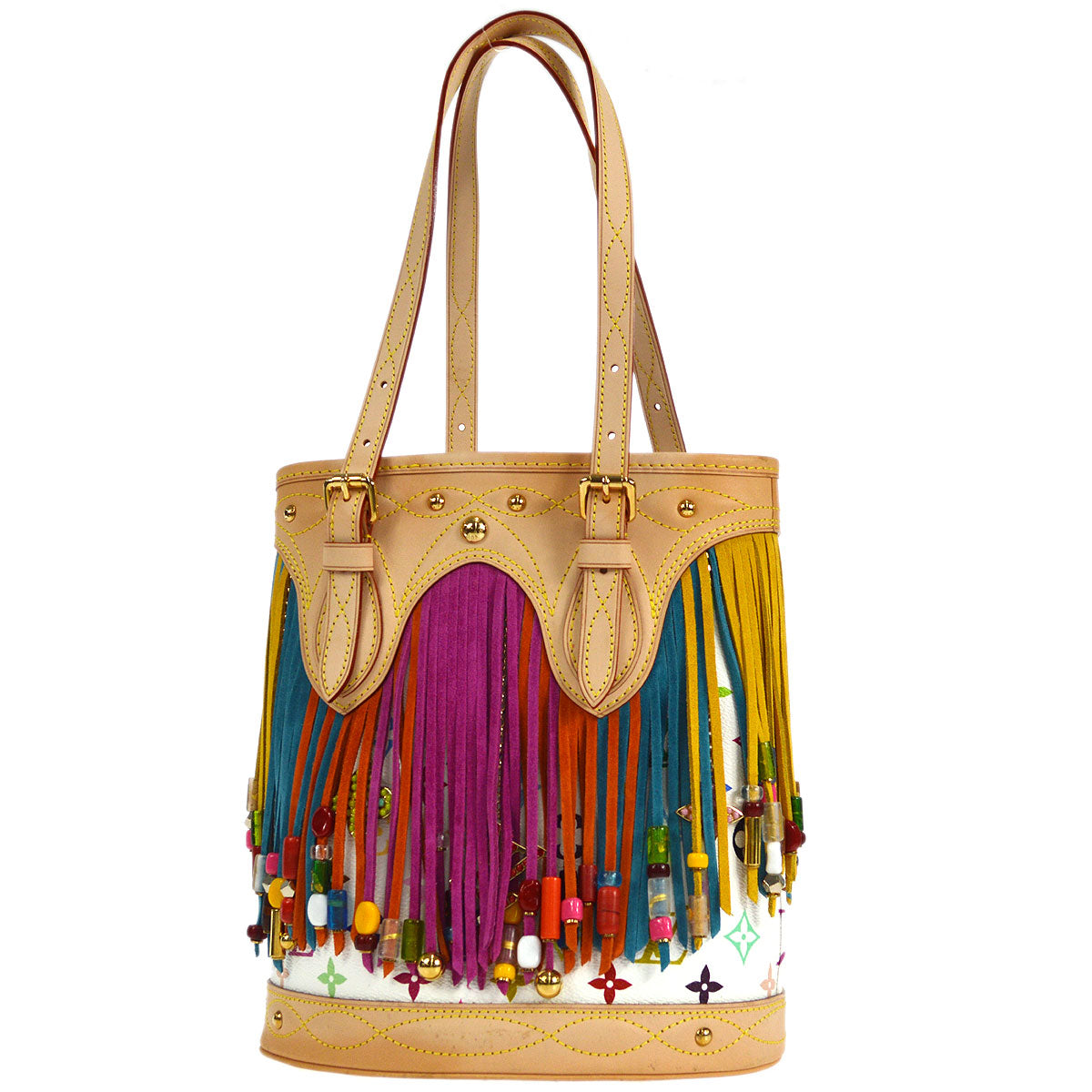 Louis Vuitton 2006 BUCKET FLANGE MONOGRAM MULTICOLOR M40109