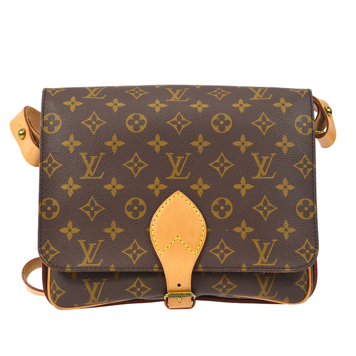 LOUIS VUITTON CARTOUCHIERE GM SHOULDER BAG MONOGRAM M51252