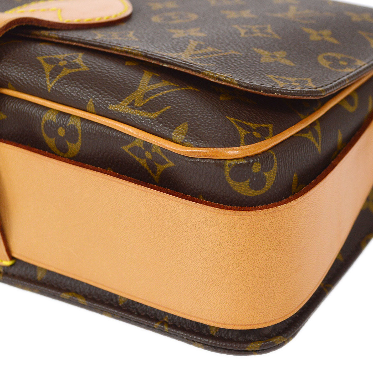 LOUIS VUITTON CARTOUCHIERE GM SHOULDER BAG MONOGRAM M51252