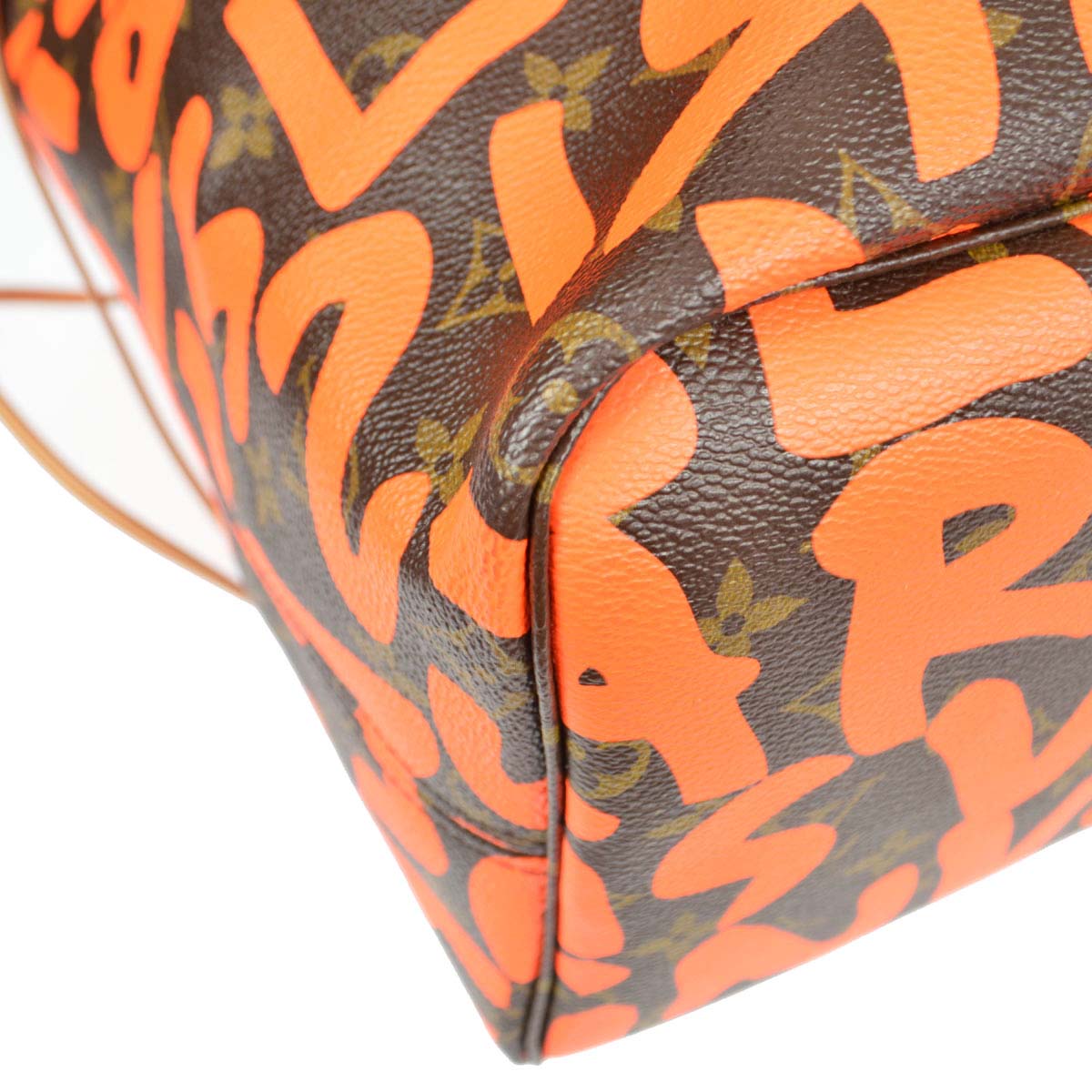 LOUIS VUITTON? 2009 NEVERFULL GM MONOGRAM GRAFFITI Tote