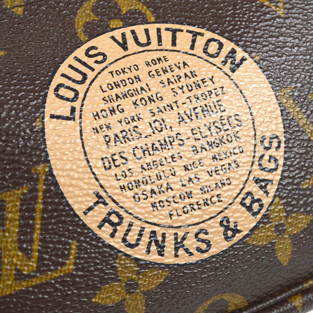LOUIS VUITTON 2007 T&B Mini Pochette Accessoires Monogram Clutch