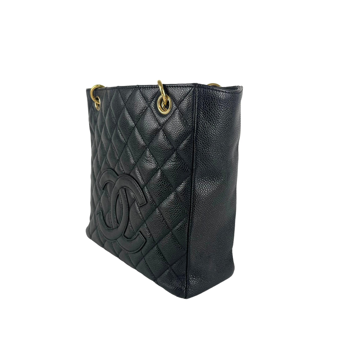 Chanel Quilted PST (Petit Shopping Tote) Black