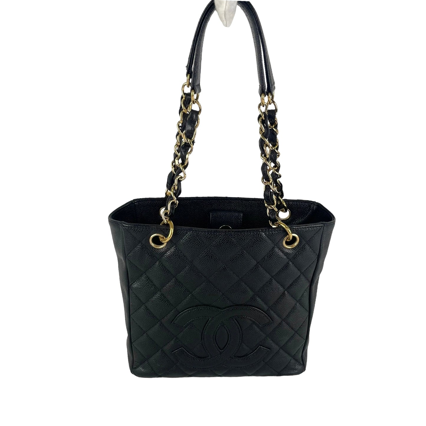 Chanel Quilted PST (Petit Shopping Tote) Black