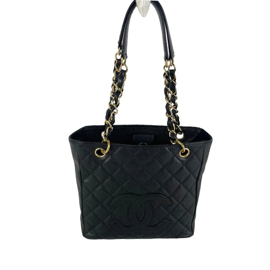 Chanel Quilted PST (Petit Shopping Tote) Black