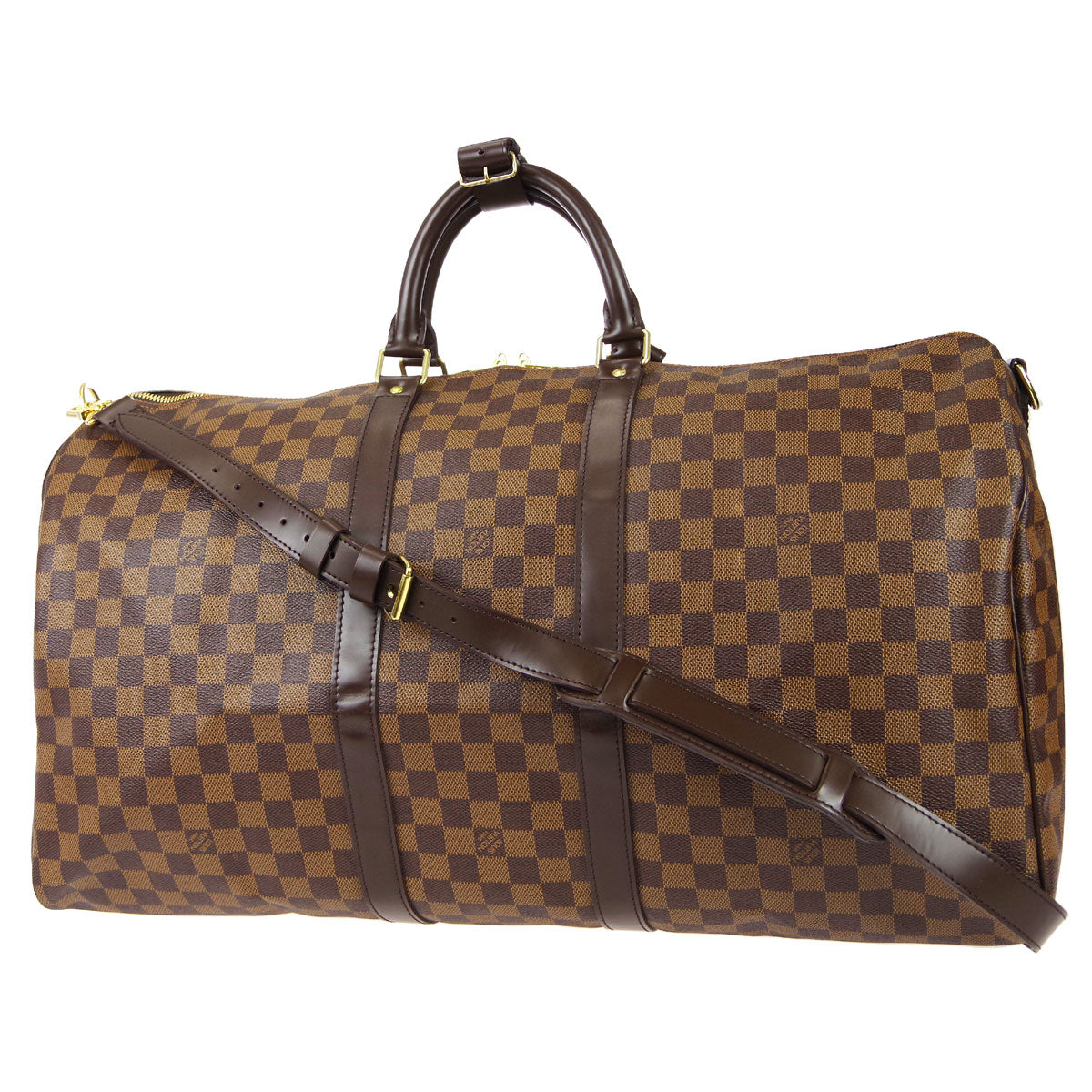 Louis Vuitton * 2008 Keepall Bandouliere 55 Damier N41414