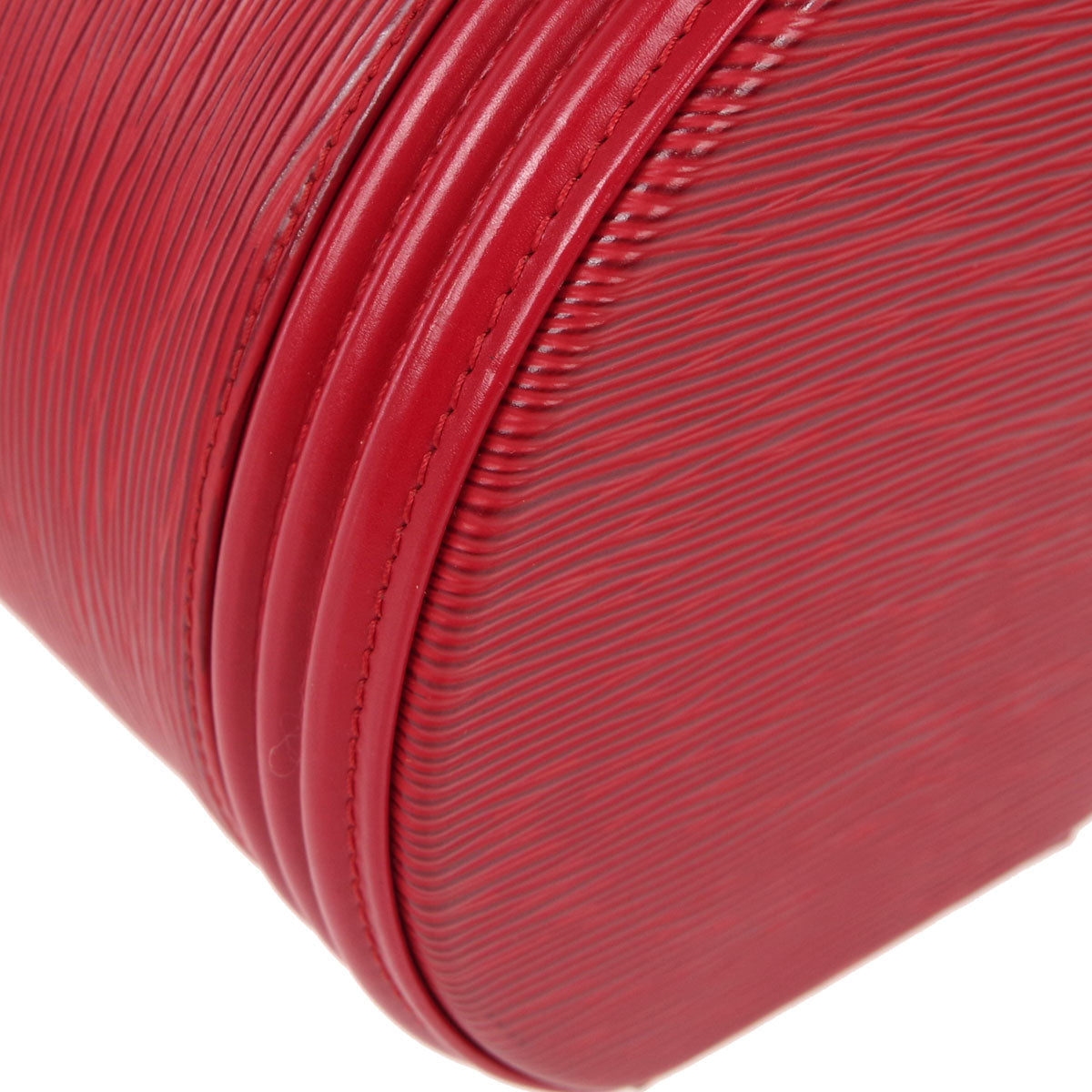 Louis Vuitton 1996 Cannes Vanity Handbag Red Epi M48037