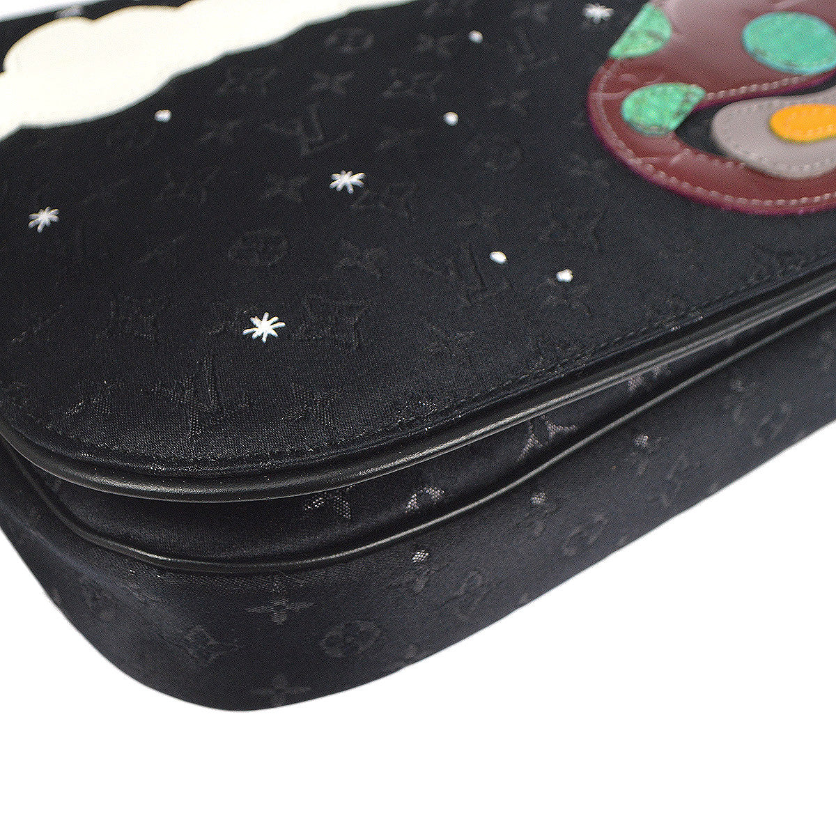 Louis Vuitton 2002 Black Satin Conte De Fees M tte M92273