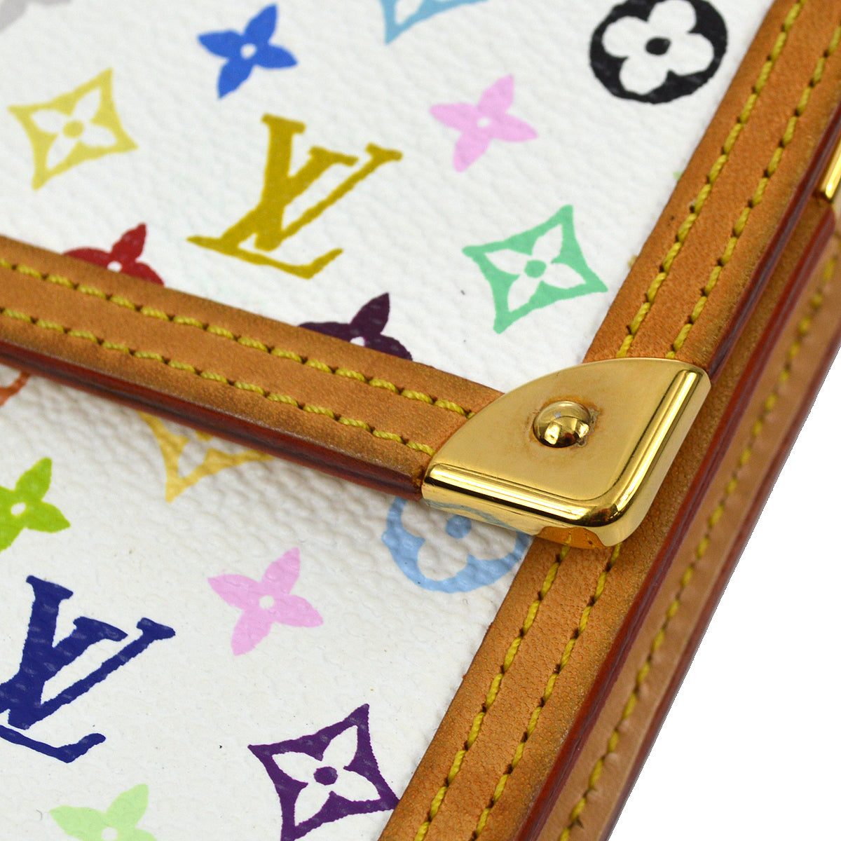 Louis Vuitton 2004 Multicolor Porte Tresor International M92659