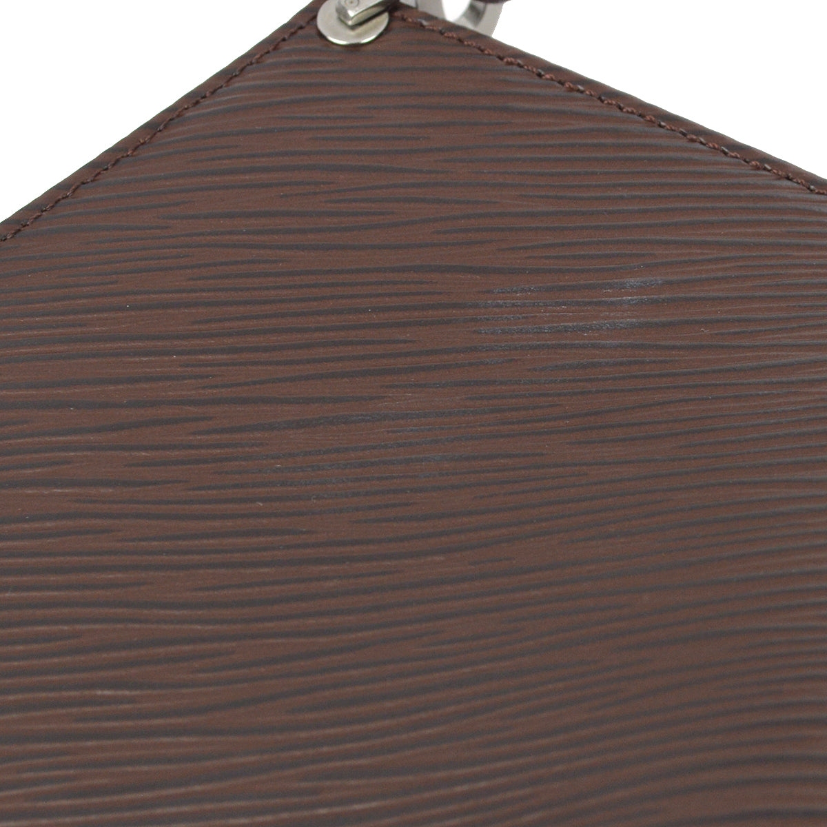 Louis Vuitton 2002 Brown Epi Pochette Demi-lune Handbag M5262D