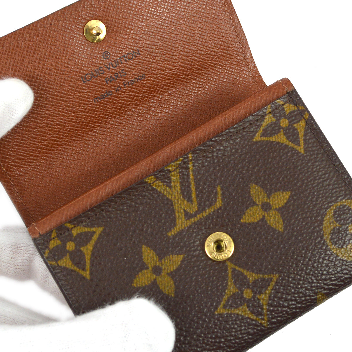 Louis Vuitton 2001 Monogram Porte Monnaie Plat M61930
