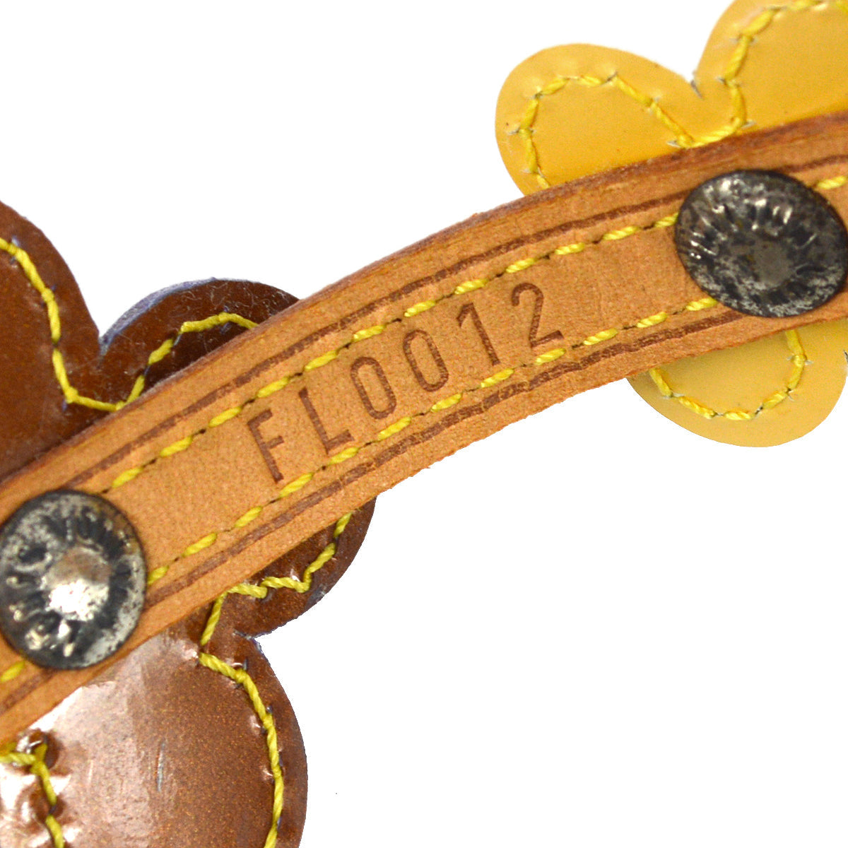 Louis Vuitton 2002 Monogram Vernis Flower Lexington Bangle M92550