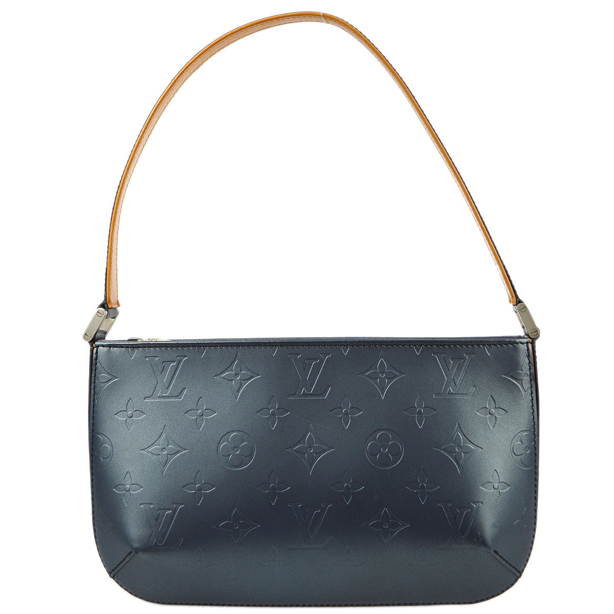 Louis Vuitton 2002 Blue Monogram Mat Fowler Handbag M55145