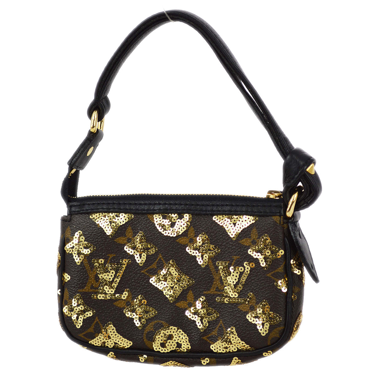 Louis Vuitton 2009 Eclipse Mini Pochette Accessoires Handbag M60125