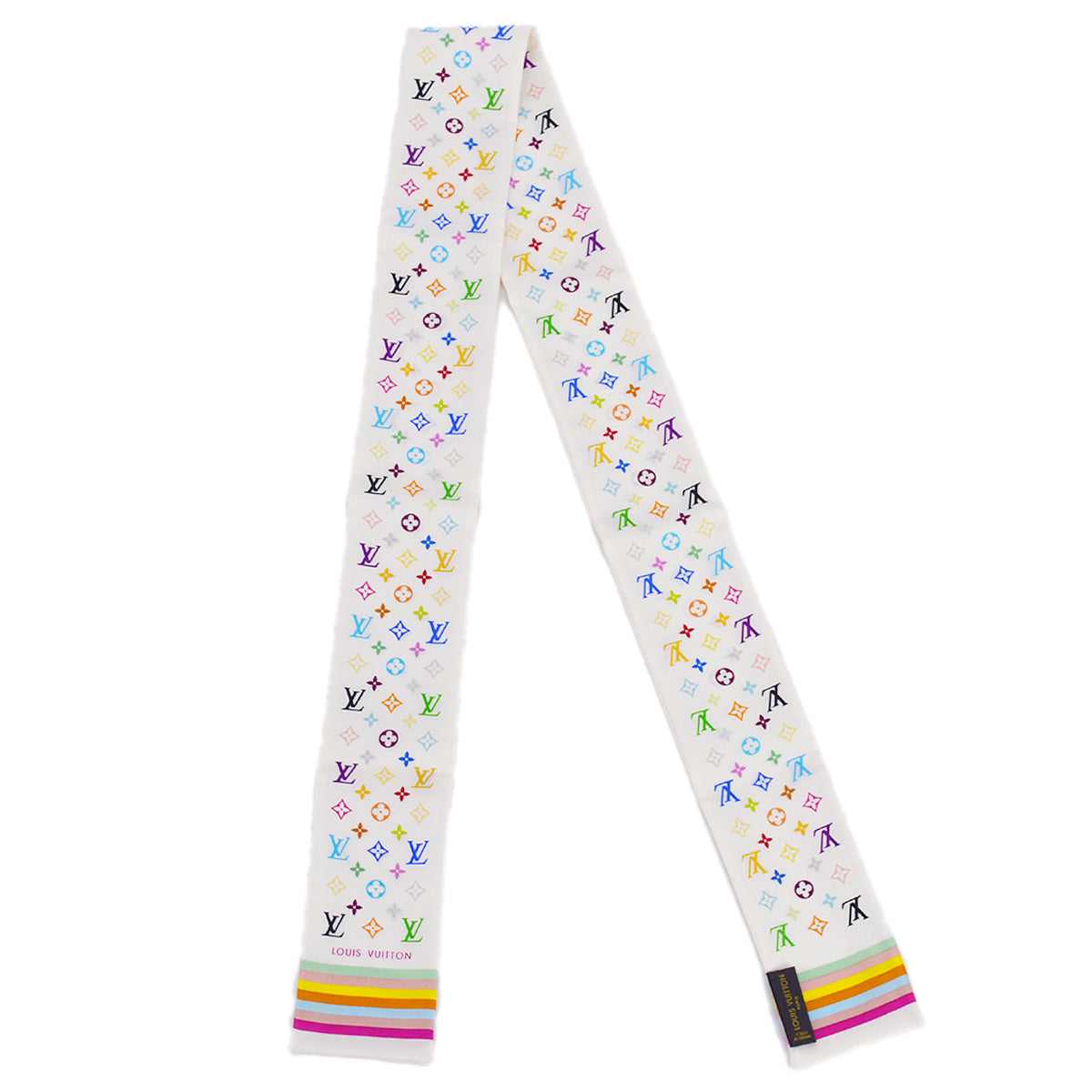 Louis Vuitton Bandeau Scarf Monogram Multicolor M71991 Small Good