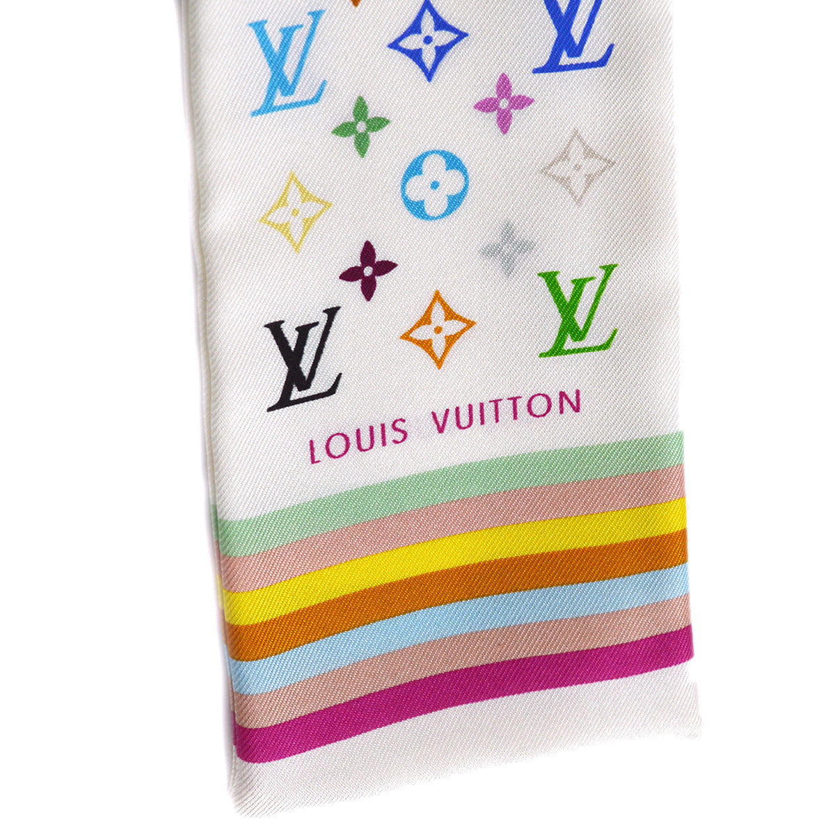 Louis Vuitton Bandeau Scarf Monogram Multicolor M71991 Small Good