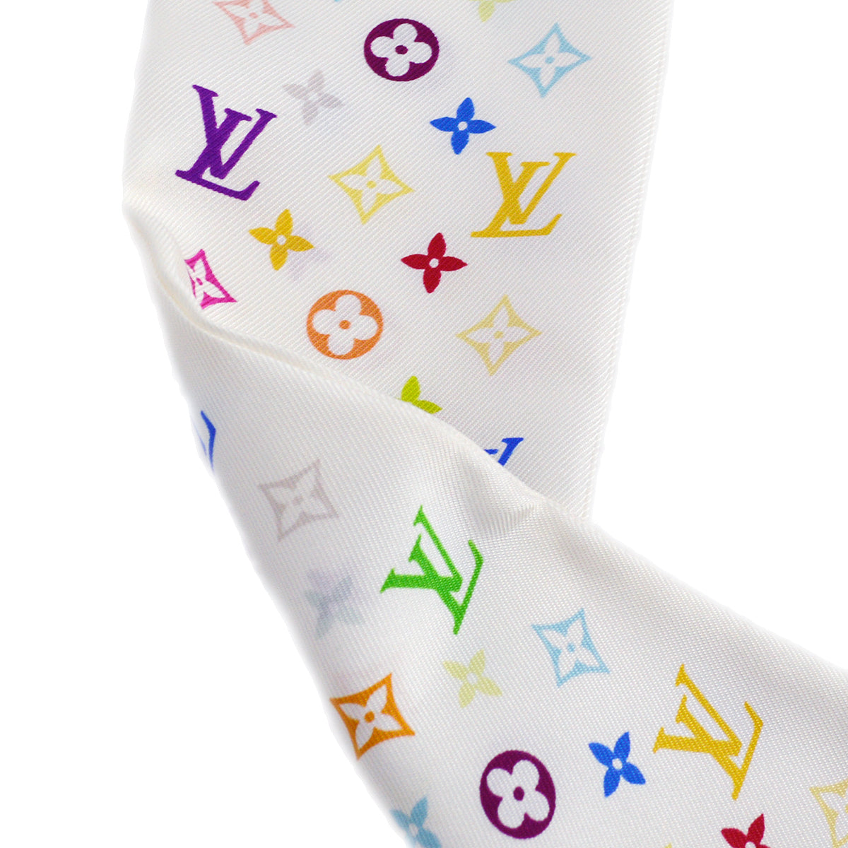 Louis Vuitton Bandeau Scarf Monogram Multicolor M71991 Small Good