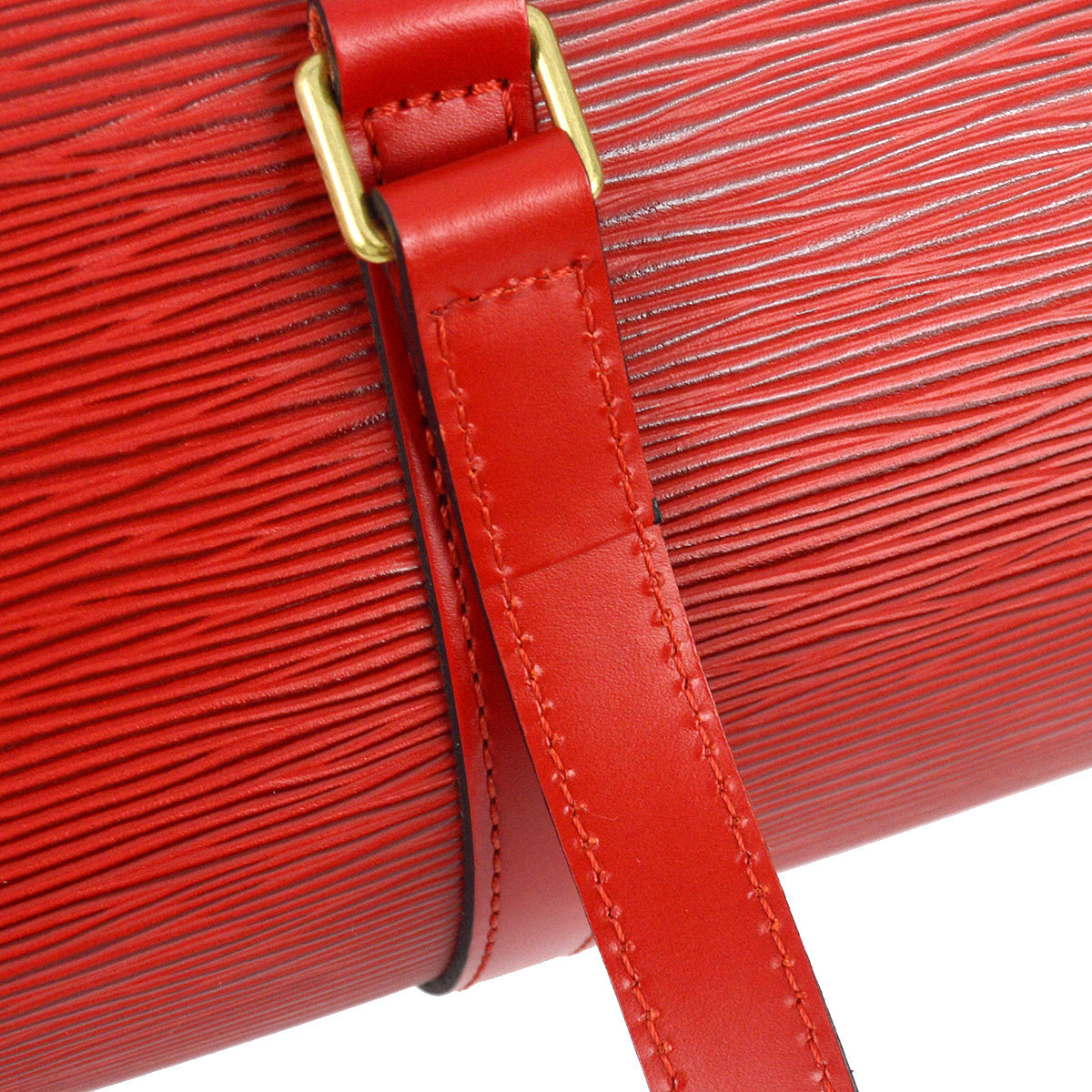 Louis Vuitton 2002 Red Epi Soufflot M52227