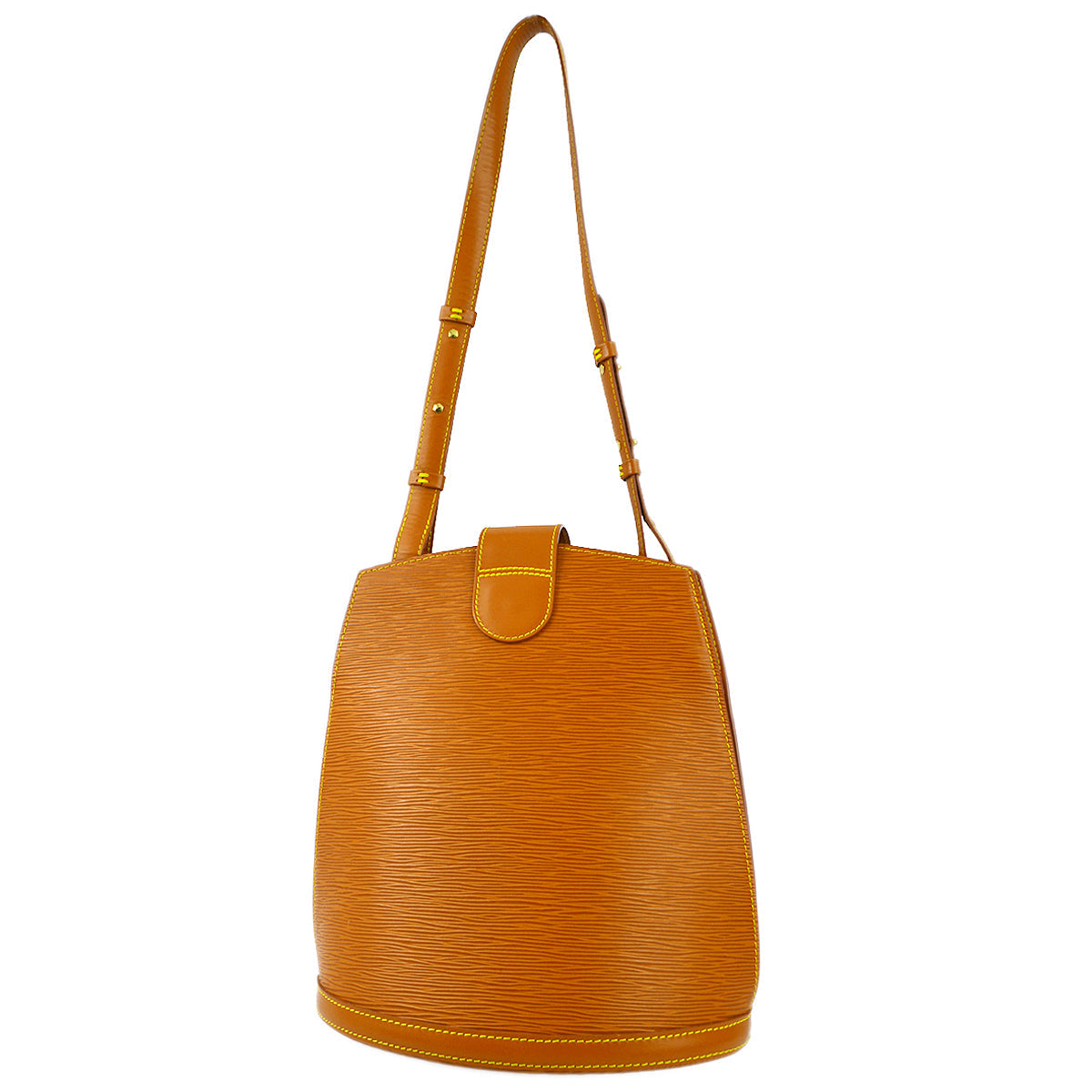 Louis Vuitton 1999 Brown Epi Cluny Shoulder Bag M52258
