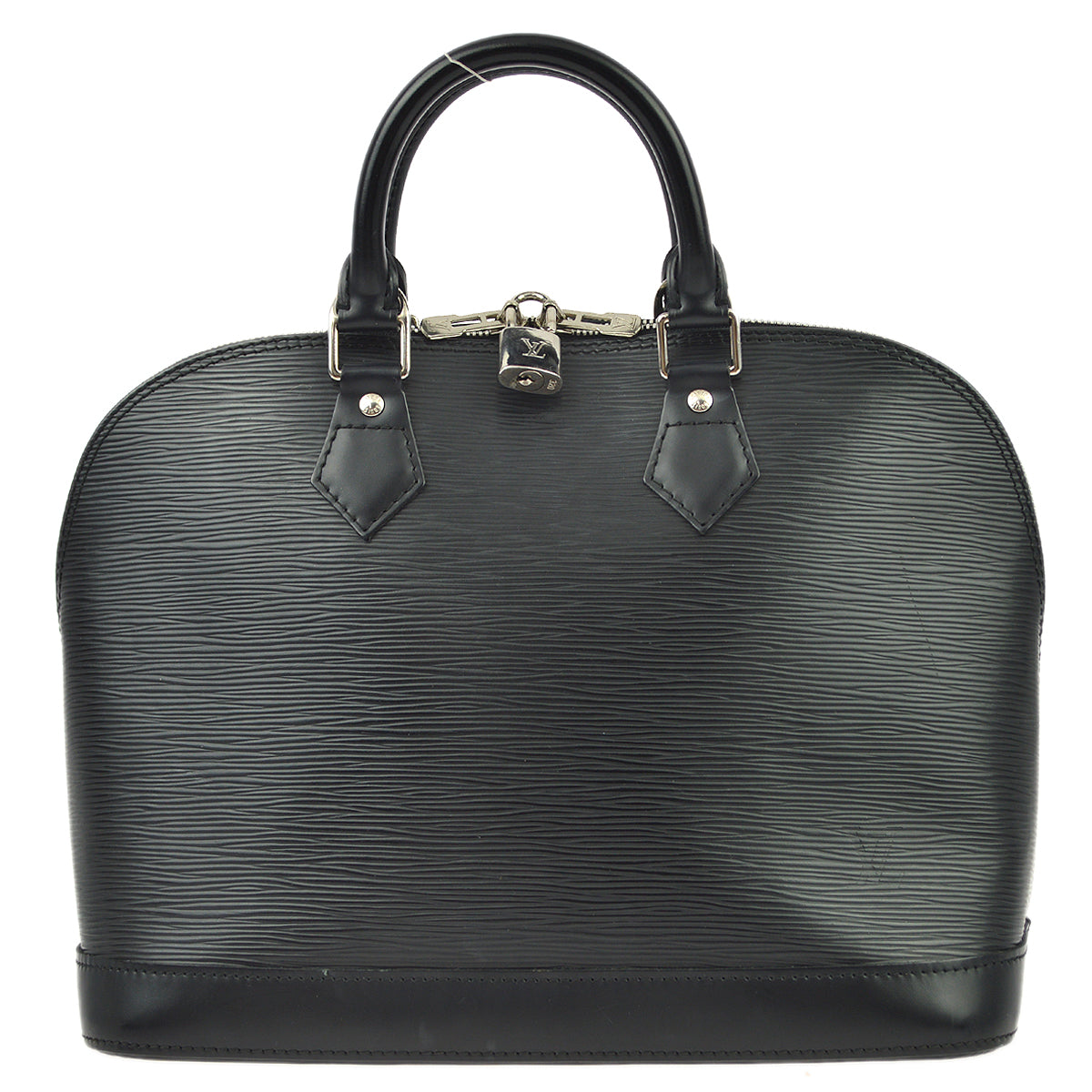 Louis Vuitton Black Epi Alma Handbag M52802