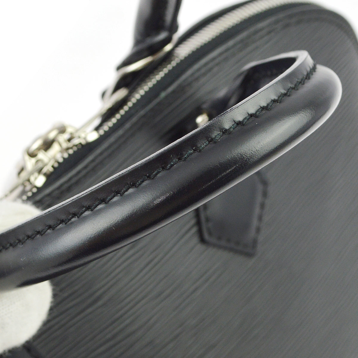 Louis Vuitton Black Epi Alma Handbag M52802