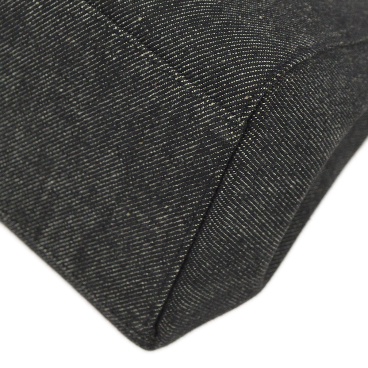 Chanel Black Denim Handbag