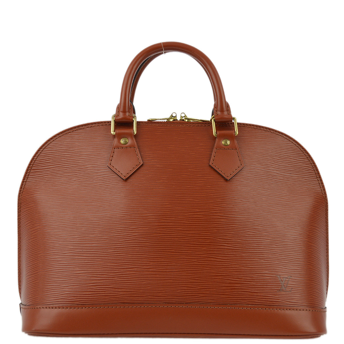 Louis Vuitton Brown Epi Alma Handbag M52143