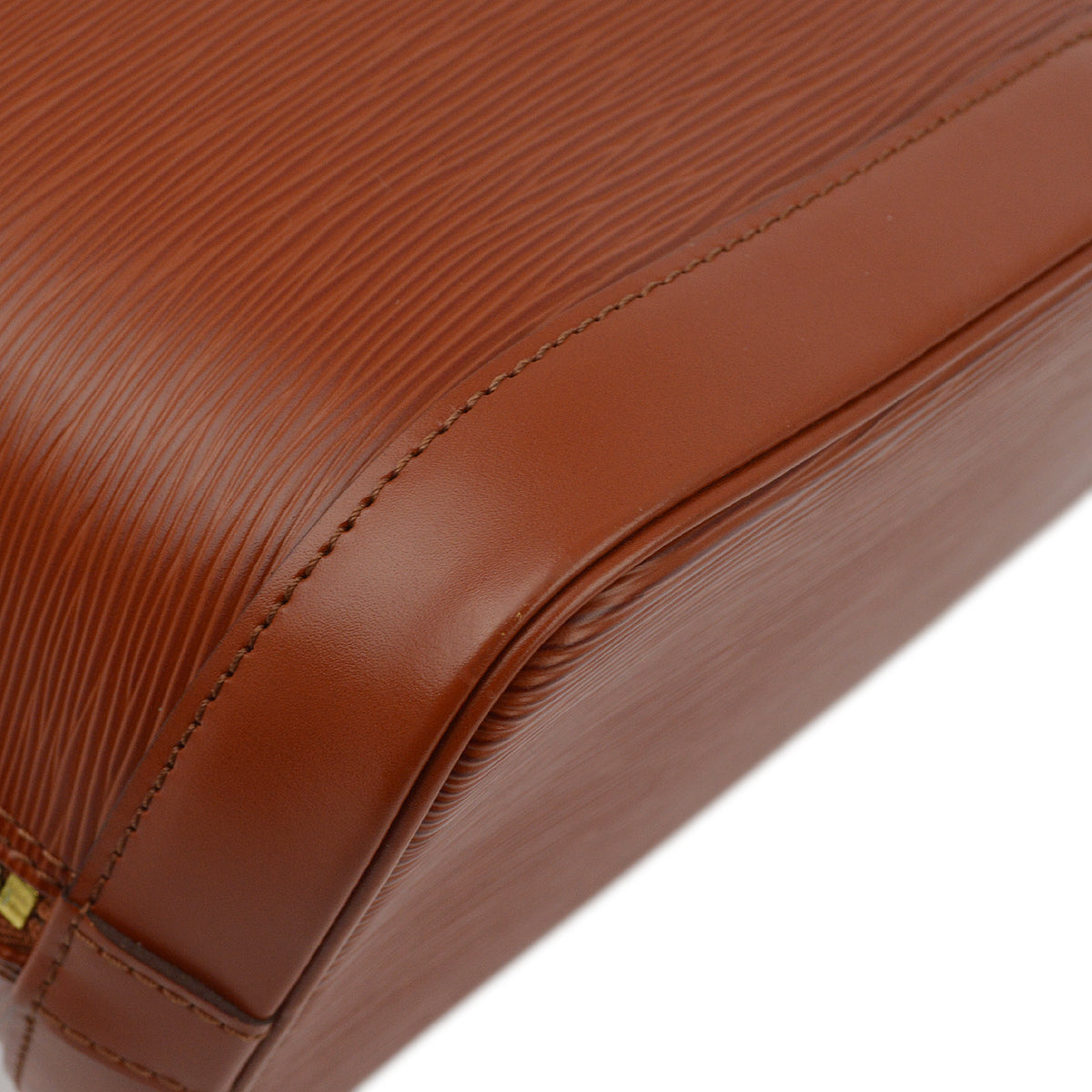 Louis Vuitton Brown Epi Alma Handbag M52143