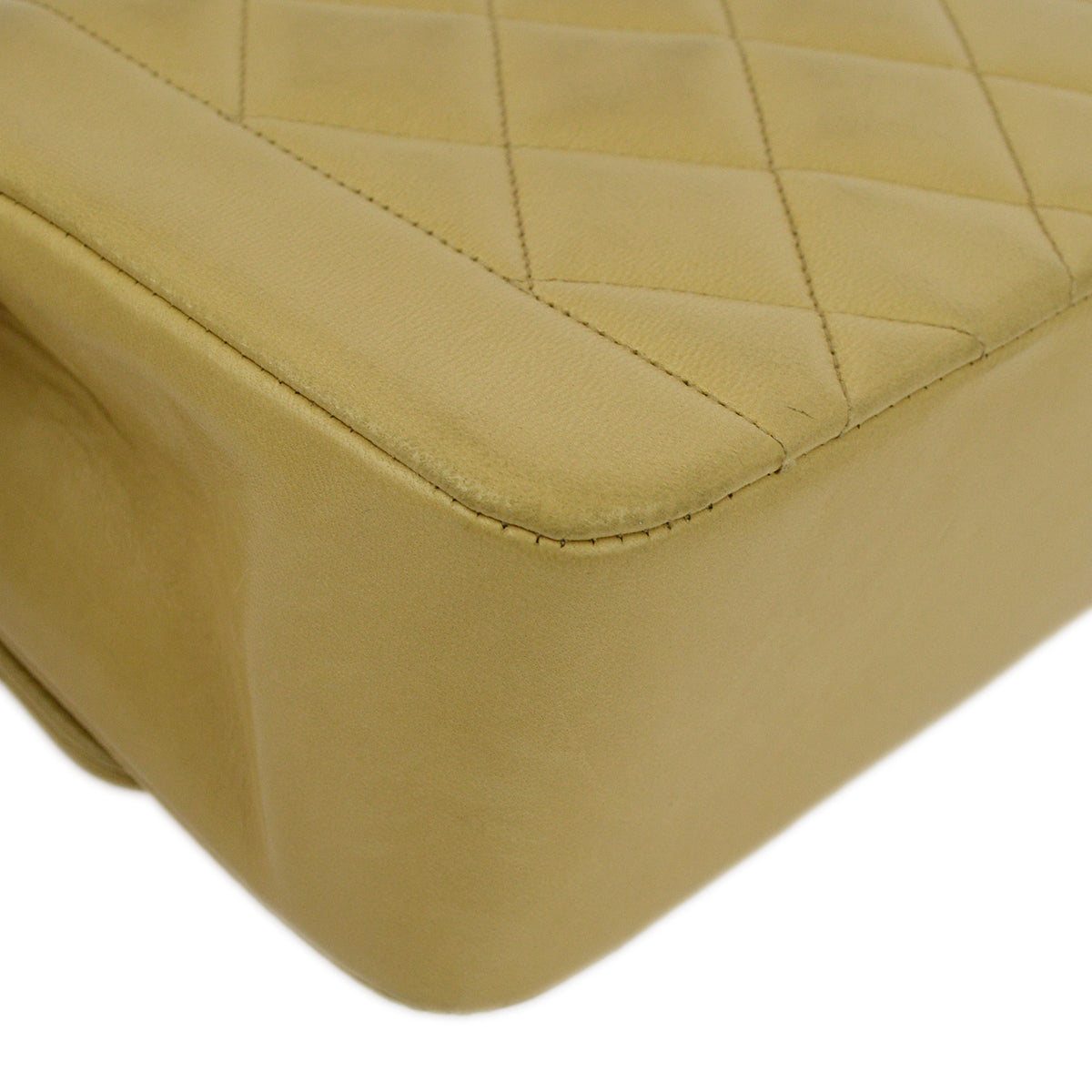 Chanel Beige Lambskin Small Diana Shoulder Bag