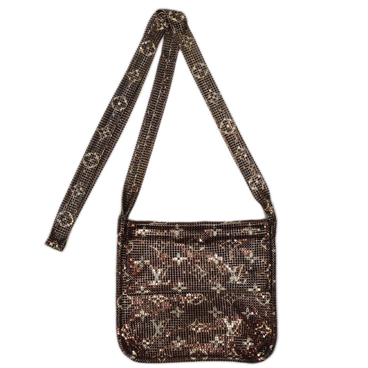 Louis Vuitton Bronze Monogram Mesh Francis Shoulder Bag M92288