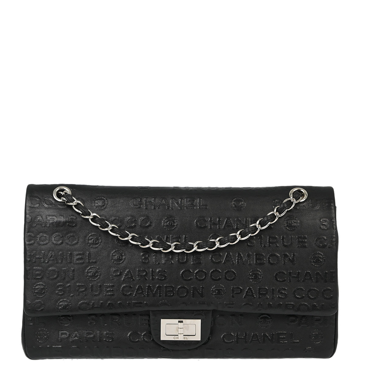 Chanel Black Unlimited Mademoiselle Lock Double Flap Chain Shoulder Bag