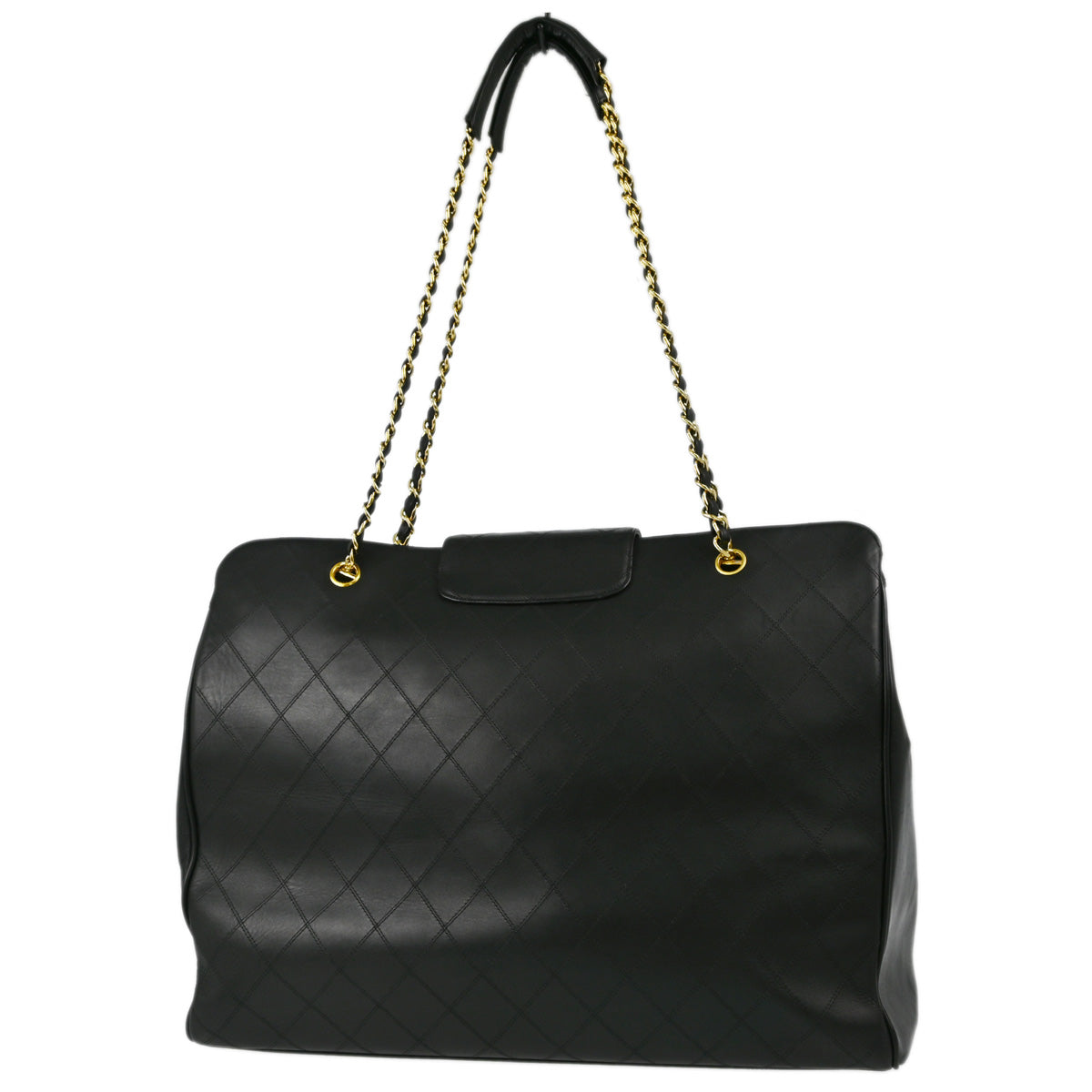 Chanel Black Lambskin Supermodel Bicolore Shoulder Bag
