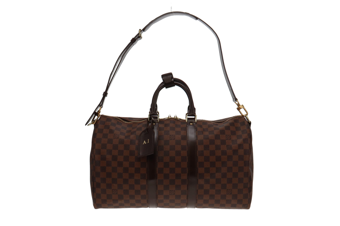 Louis Vuitton Damier Ebene Canvas Keepall 45 Bandouliere MB2117