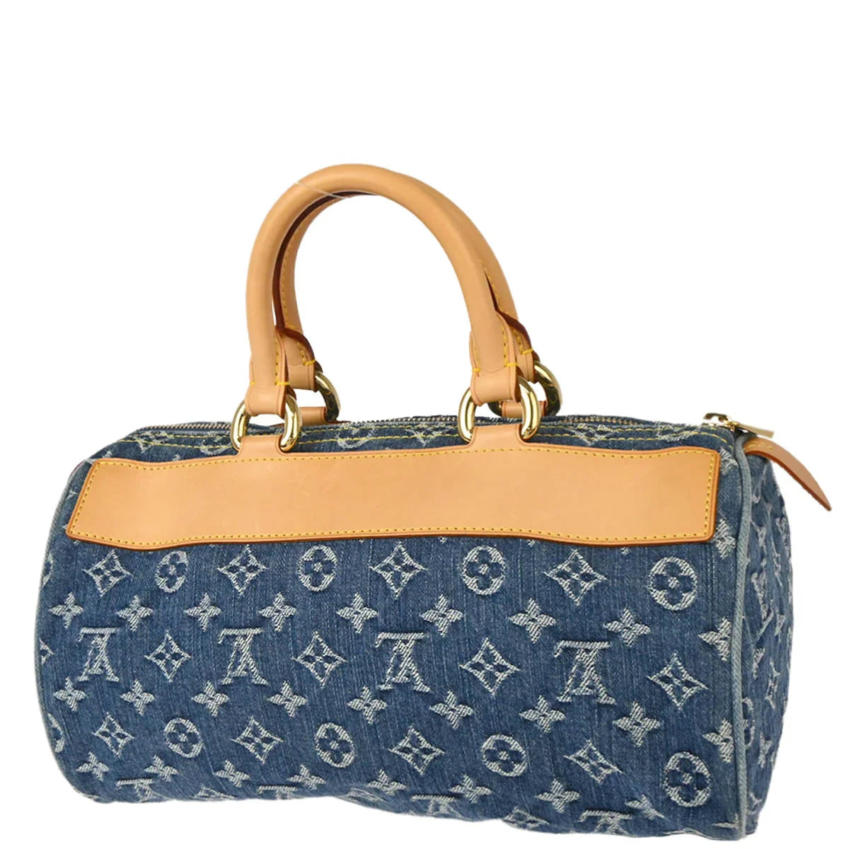 Louis Vuitton 2005 Blue Monogram Denim Neo Handbag M95019