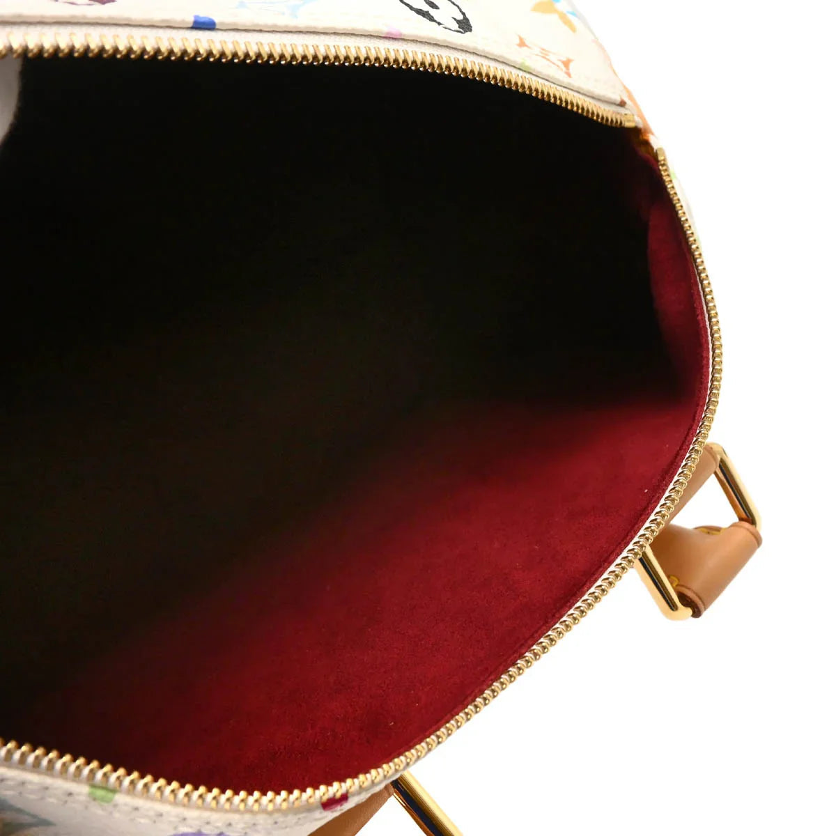 Louis Vuitton 2003 White Monogram Multicolor 30 Handbag M92643